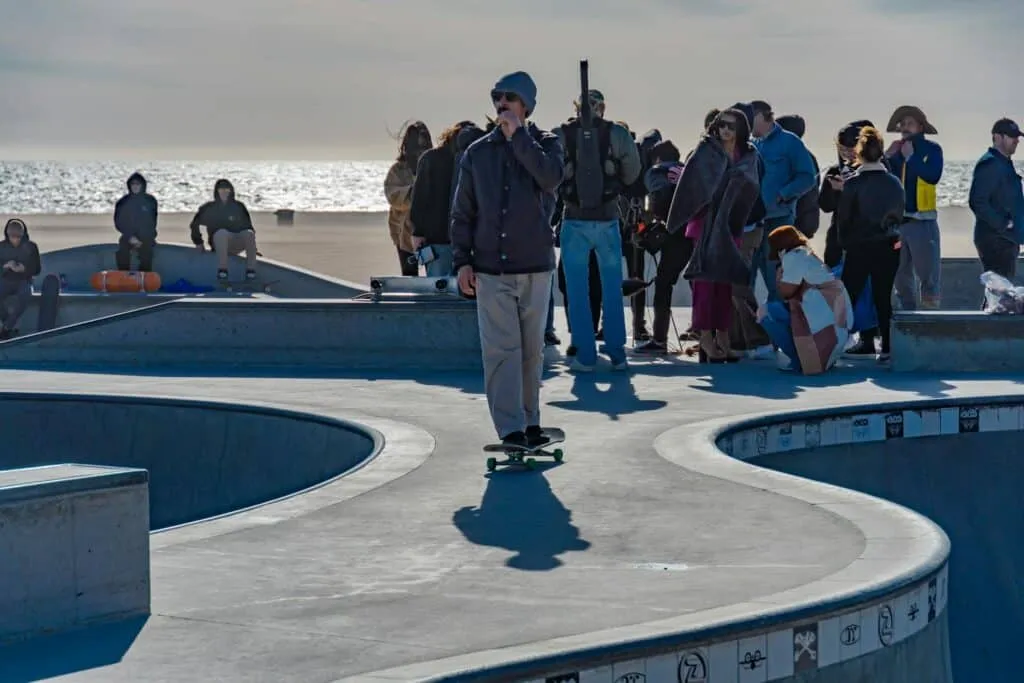 Skate in Skate Park in Los Angeles, California, USA.