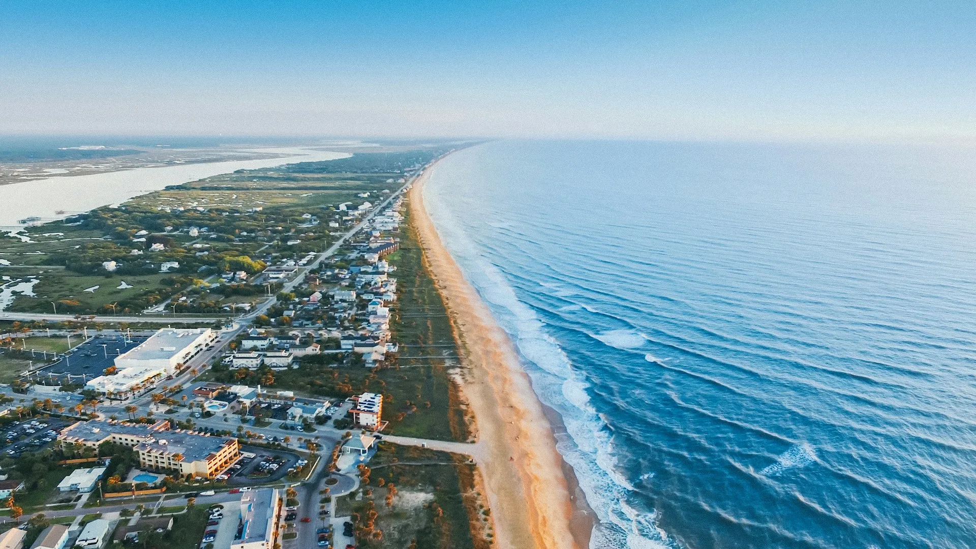 St. Augustine, Florida, aerial view