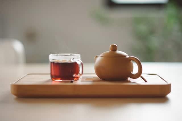 Served tea