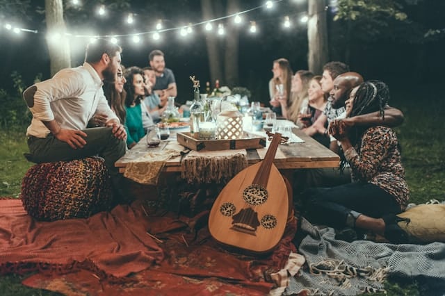 People at a gathering